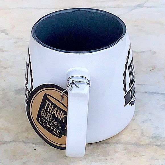 JESUS FILLS MY CUP PSALM 23:5 MUG CUP COFFEE NEW CERAMIC THANK GOD FOR COFFEE - Picture 4 of 8